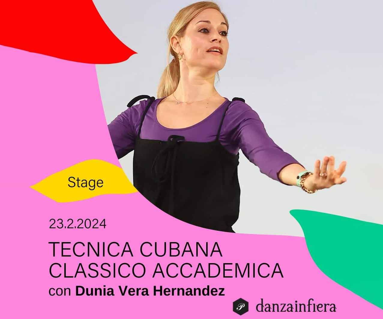 Stage di Tecnica Cubana Classico Accademica con Dunia Vera Hernandez (23/02/2024)